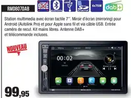 Autobacs RMD807DAB offre