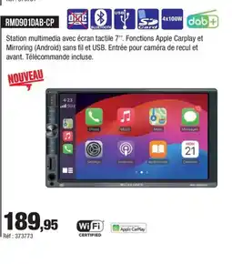 Autobacs RMD901DAB-CP offre
