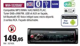 Autobacs MVH-S520DAB offre