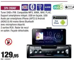 Autobacs SPH-20DAB offre