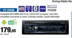 Autobacs UTE-204DAB offre
