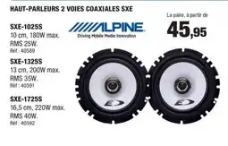 Autobacs Haut-parleurs 2 voies coaxiales sxe offre
