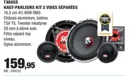 Autobacs Tx665s haut-parleurs kit 2 voies séparées offre