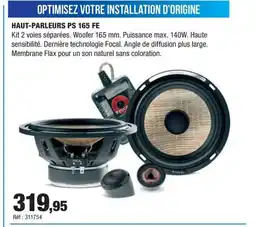 Autobacs Haut-parleurs ps 165 fe offre