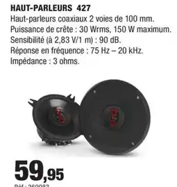 Autobacs Haut-parleurs 427 offre
