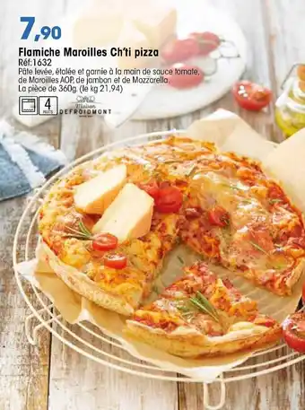 Croque Gel Flamiche Maroilles Ch'ti pizza offre