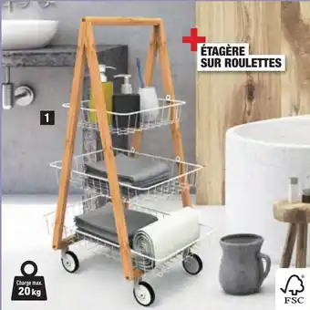 ALDI Étagère en bambou offre