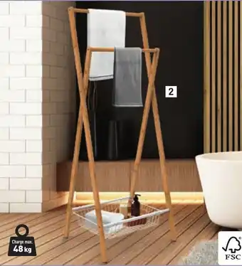 Porte-serviettes en bambou