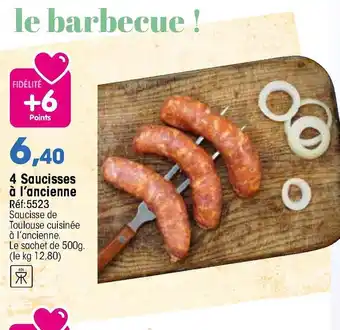 Croque Gel 4 Saucisses à l'ancienne offre