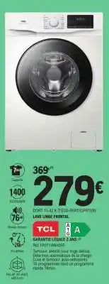 E.Leclerc LAVE LINGE FRONTAL offre