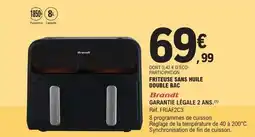 E.Leclerc FRITEUSE SANS HUILE DOUBLE BAC offre