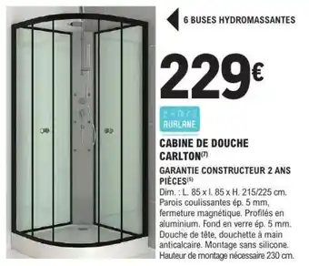 E.Leclerc CABINE DE DOUCHE CARLTON offre