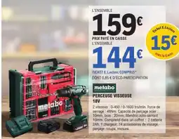 E.Leclerc PERCEUSE VISSEUSE 18V offre