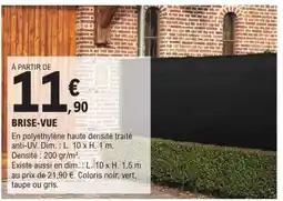 E.Leclerc Brise vue offre