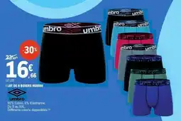 E.Leclerc I LOT DE 8 BOXERS HOMME offre