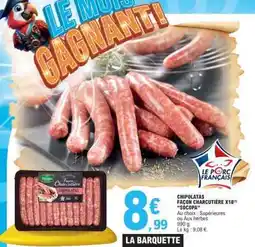 E.Leclerc CHIPOLATAS FAÇON CHARCUTERIE X18 offre