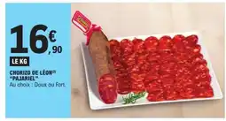 E.Leclerc CHORIZO DE LÉON PAJARIEL offre