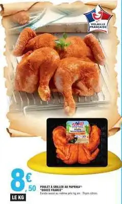 E.Leclerc POULET À GRILLER AU PAPRIKA offre