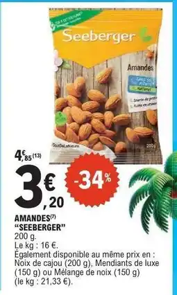 E.Leclerc AMANDES 'SEEBERGER' offre