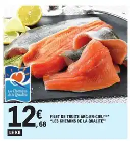 E.Leclerc Filet de Truite Arc-en-Ciel offre