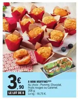 E.Leclerc 8 MINI MUFFINS offre