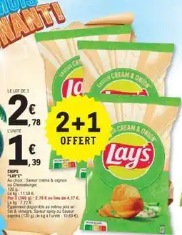 E.Leclerc CHIPS “LAY’S” offre