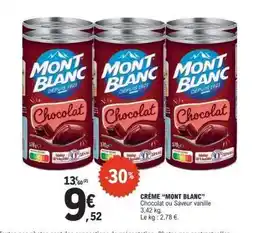 E.Leclerc CRÈME “MONT BLANC” offre