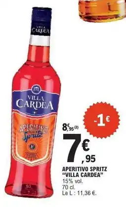 E.Leclerc APERITIVO SPRITZ VILLA CARDEA offre