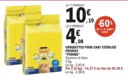 E.Leclerc CROQUETTES POUR CHAT STÉRILISÉ FRISKIES “PURINA” offre