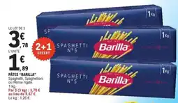 E.Leclerc PÂTES BARILLA offre