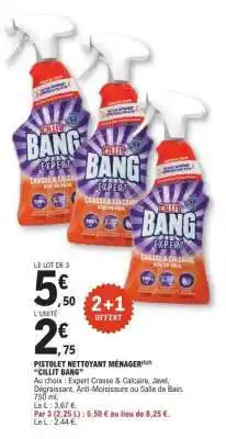 E.Leclerc Pistolet Nettoyant Ménager Cillit Bang offre