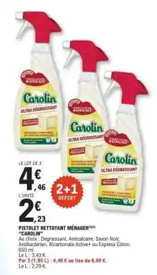 E.Leclerc Pistolet Nettoyant Ménager Carolin offre