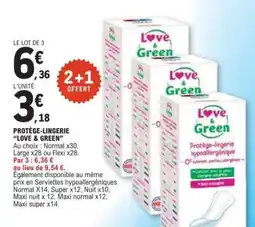 E.Leclerc Protège-lingerie 'Love & Green' offre
