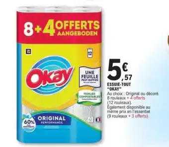 E.Leclerc ESSUIE-TOUT “OKAY” offre