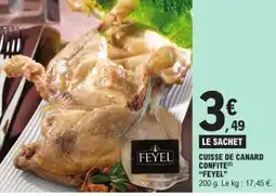 E.Leclerc CUISSE DE CANARD CONFITE FEYEL offre