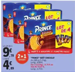E.Leclerc PRINCE GOÛT CHOCOLAT offre