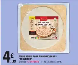 E.Leclerc FONDS RONDS POUR FLAMMEKUECHE offre