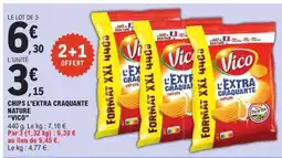 E.Leclerc CHIPS L'EXTRA CRAQUANTE NATURE VICO offre