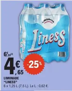 E.Leclerc LIMONADE “LINESS” offre