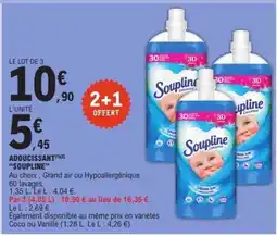 E.Leclerc Adoucissant Soupline offre
