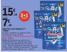 E.Leclerc Tablettes Lave Vaisselle Finish offre