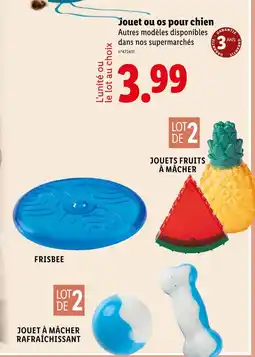 Lidl Jouet ou os pour chien offre