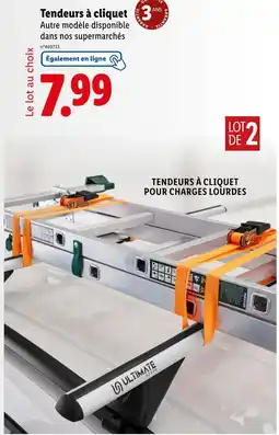 Lidl Ultimate Speed Tendeurs à cliquet pour charges lourdes offre