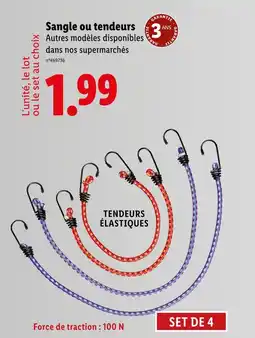 Lidl Sangle ou tendeurs offre