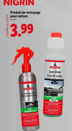 Lidl NIGRIN Produit de nettoyage pour voiture offre