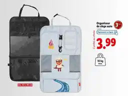 Lidl Organiseur de siège auto offre