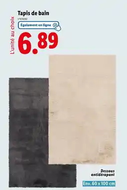 Lidl Tapis de bain offre