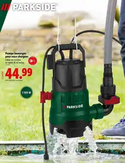 Lidl PARKSIDE Pompe immergée pour eaux chargées offre