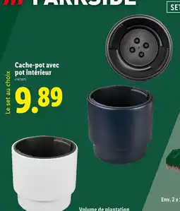 Lidl PARKSIDE Cache-pot avec pot intérieur offre