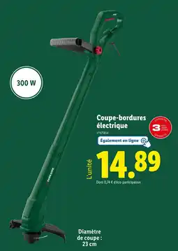 Lidl PARKSIDE Coupe-bordures électrique offre